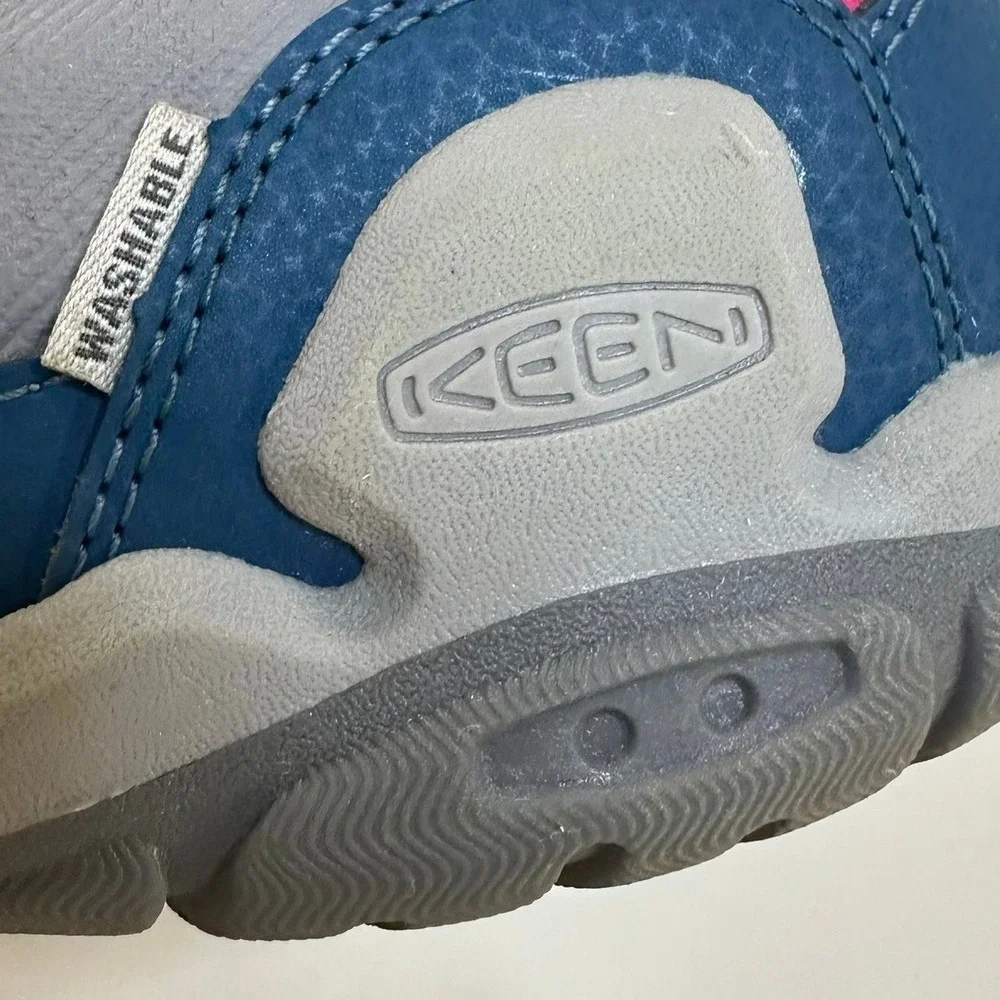 KEEN Big Girls Knotch Hollow Casual Outdoor Sport Sandals Blue Pink Youth Size 5